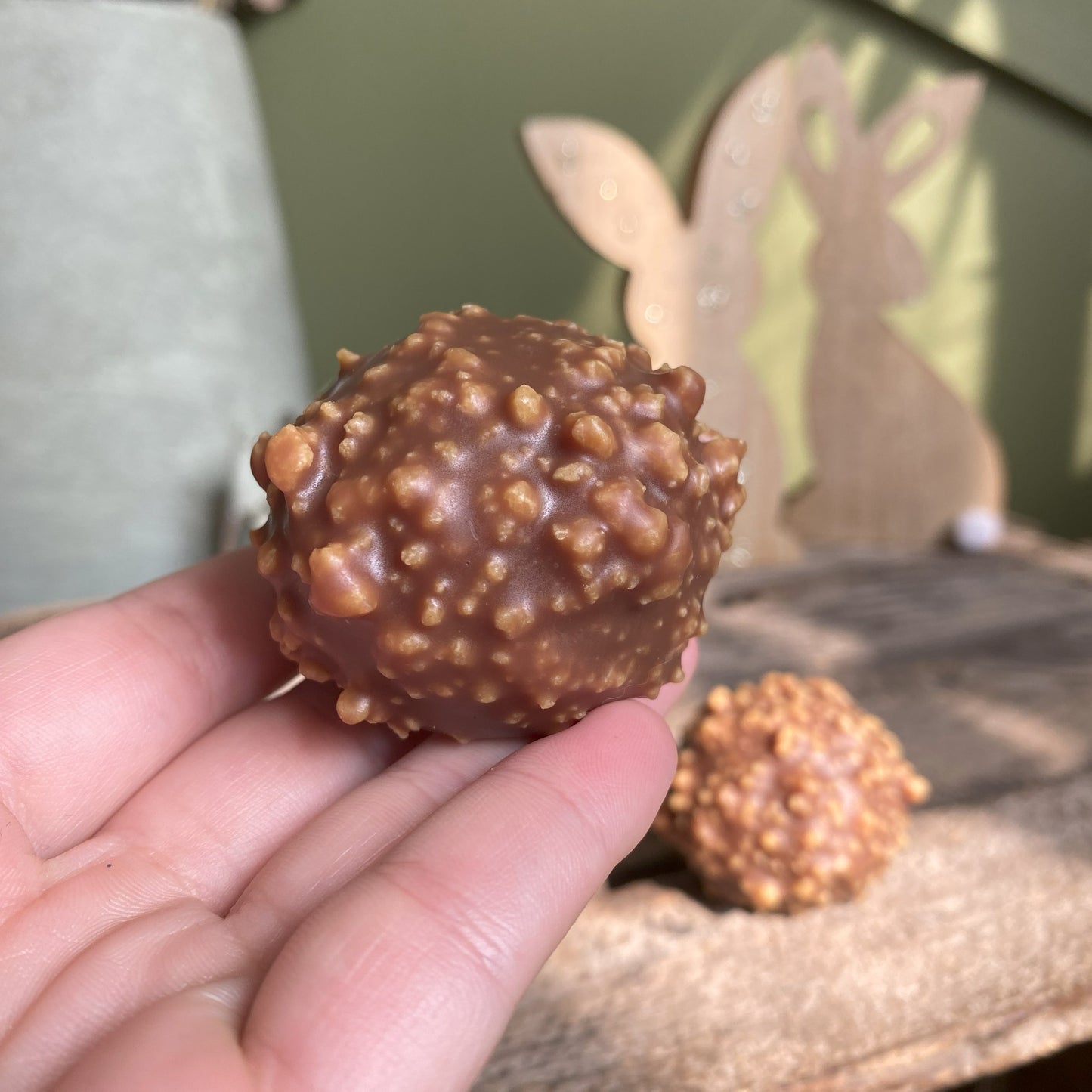 Fondant rocher praliné