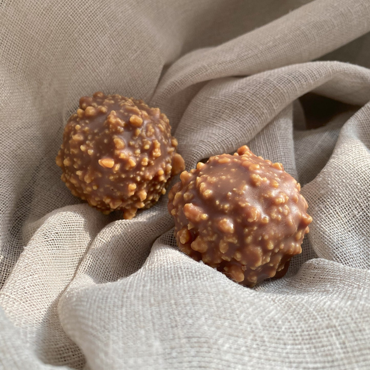 Fondant rocher praliné
