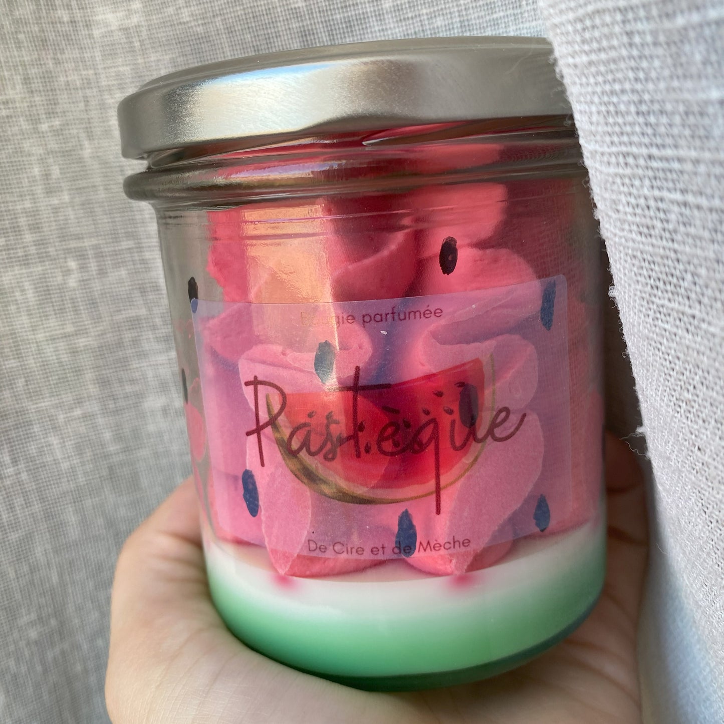 Bougie pastèque