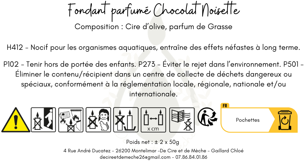 Fondant chocolat noisette