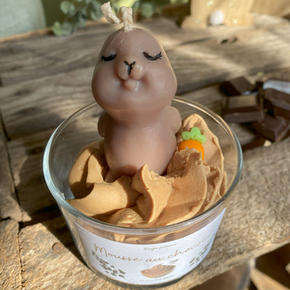 Bougie mousse au chocolat