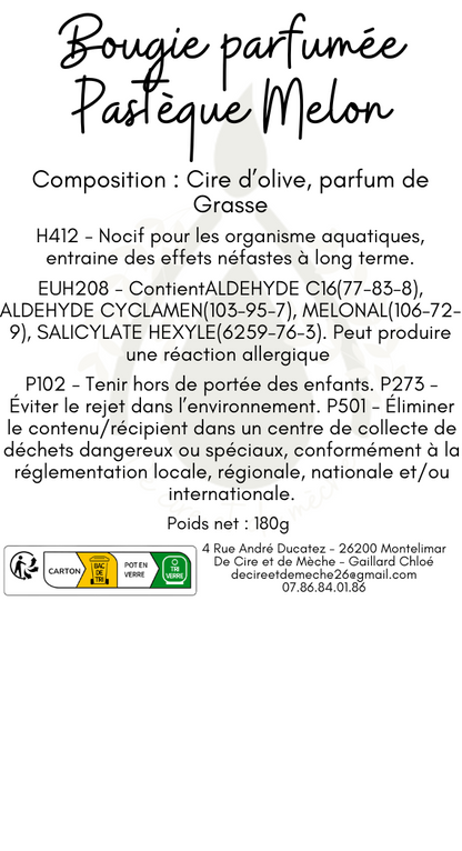 Bougie pastèque
