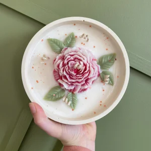 Bougie Rose ancienne XXL