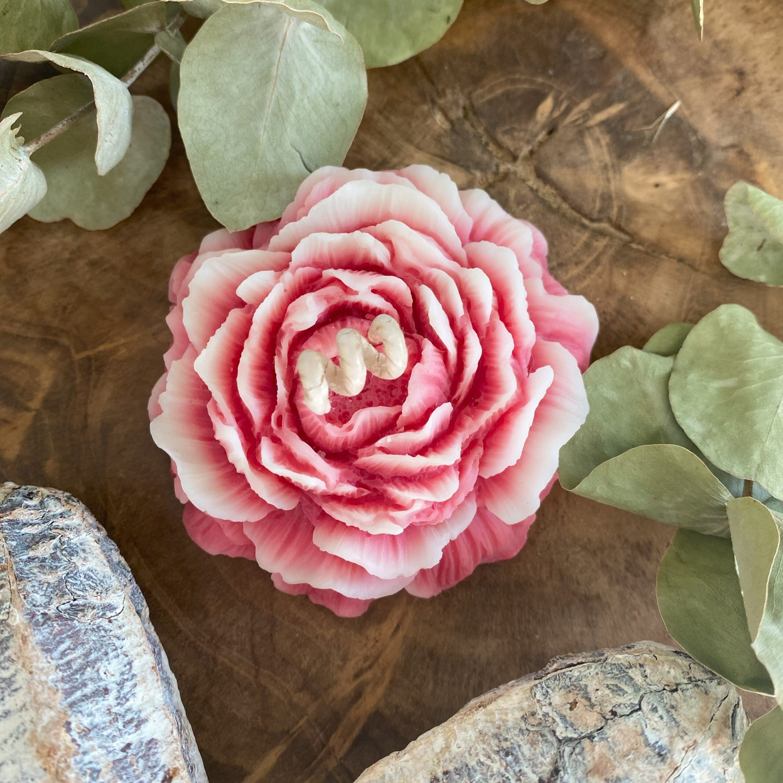 Bougie Rose ancienne – Image 4