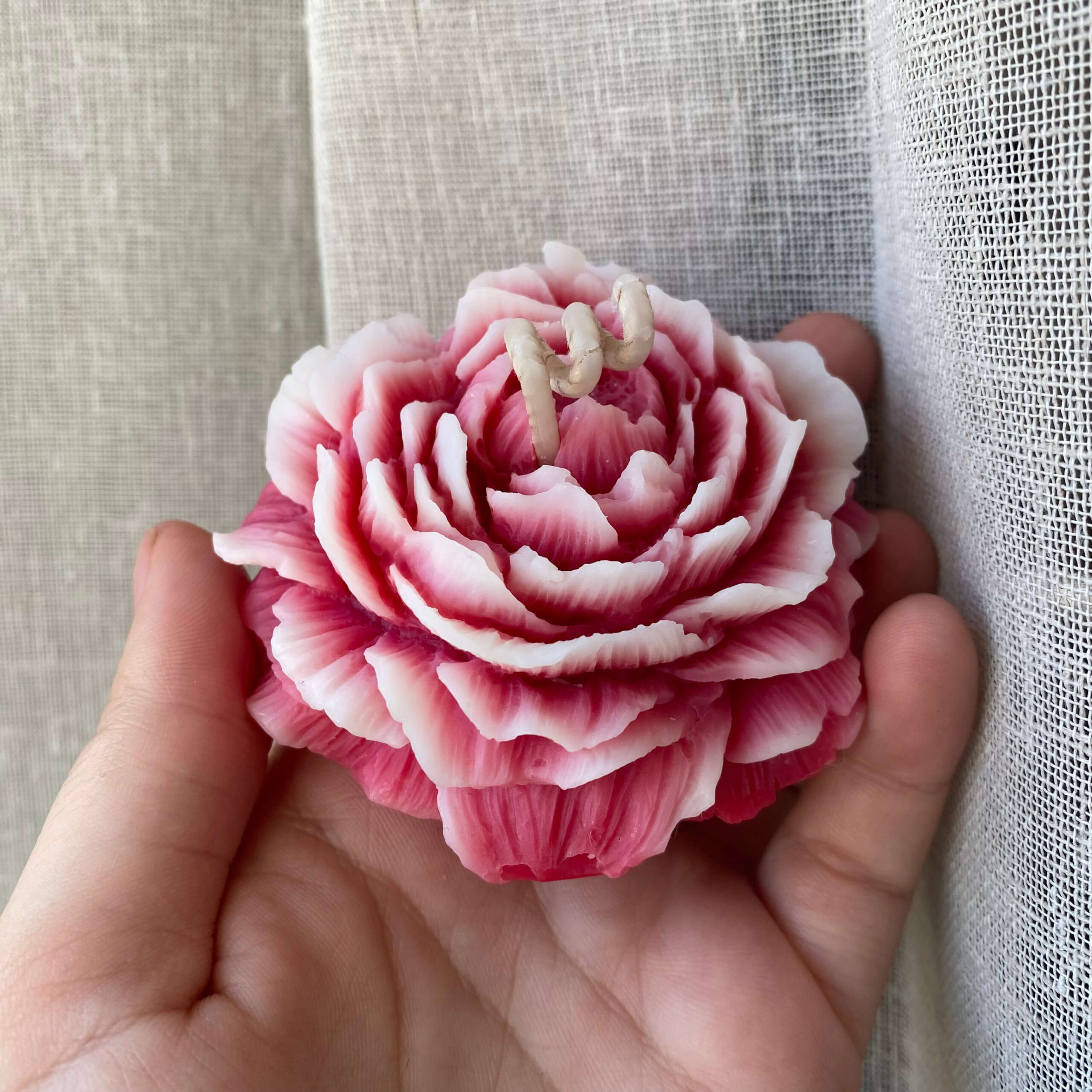 Bougie Rose ancienne