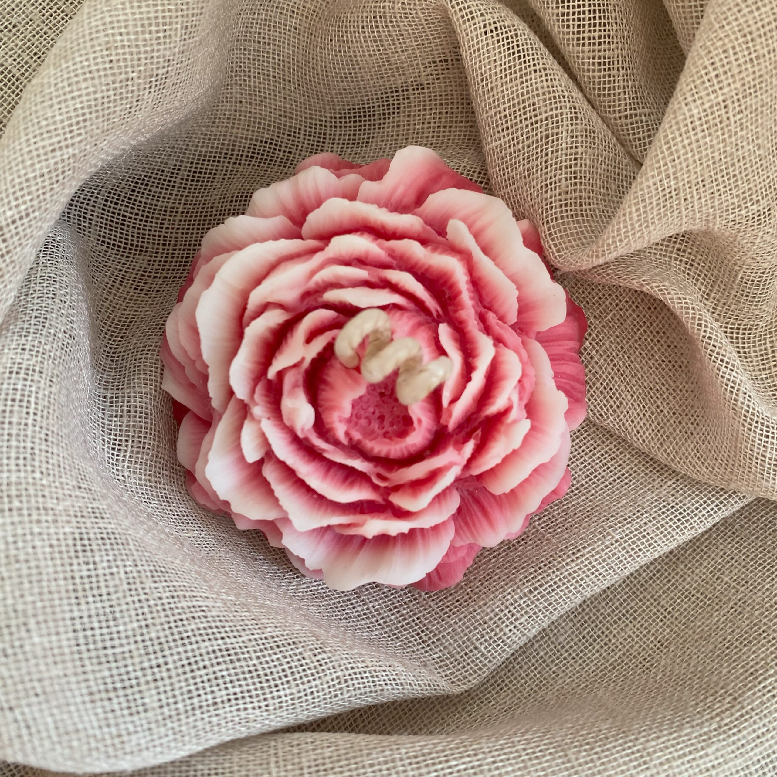 Bougie Rose ancienne – Image 5