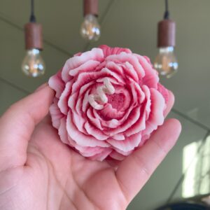 Bougie Rose ancienne