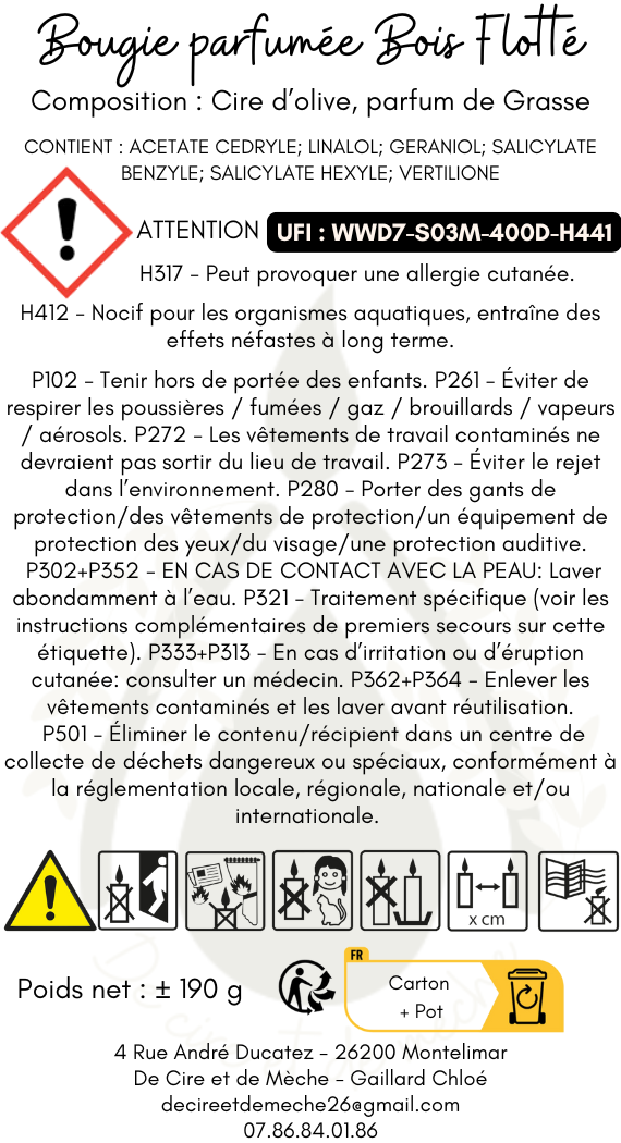 Bougie Bois flotté – Image 6